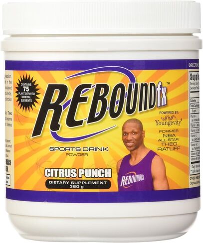 Youngevity Rebound Fx Citrus Powder, 360g – Supplement for Energy, Enriched with Vitamins, Minerals and Antioxidants – Immune System Booster Powder - Energy Vitamins Drink Mix for Women & Men (2 Pack) in Saudi Arabia