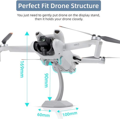 Taoke RC Drone Display Stand Compatible with DJI Mavic Mini 3/Mini 3 Pro/Mavic Mini 2/Mini 2 SE/Mavic Mini Drone Desktop Display Stand in Saudi Arabia