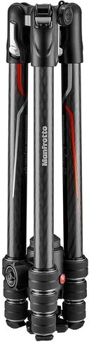 Manfrotto Befree GT 4-Section Carbon Fiber Travel Tripod with 496 Ball Head, Black in Saudi Arabia