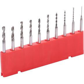 10 قطع من BARFLE، قطع نهاية معطف أزرق نانو، لقم توجيه CNC 1/8 بوصة، مجموعة 0.8-3 مم (مجموعة B 10 قطع (0.5 مم - 2.3 مم)) in Kuwait