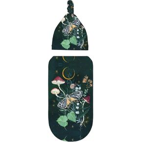 بطانية نوم ليلية فطر لحديثي الولادة مع قبعة صغيرة للرضع لف بطانية in Kuwait