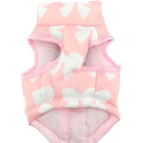 Ipetboom Dog Jacket Pet Dog Dog Warm Pet Coat Pet Clothes Dog Pet Supplies for Dog Pet Size S Pink Winter Vest in Saudi Arabia