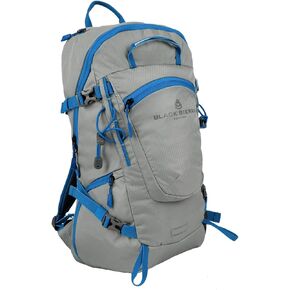 بلاك سييرا للمعدات شنطة ظهر خفيفة الوزن 25 لتر للمشي لمسافات طويلة والتخييم، مقاومة للماء مع احزمة كتف مبطنة ولوحة خلفية جيدة التهوية للراحة والدعم in Kuwait