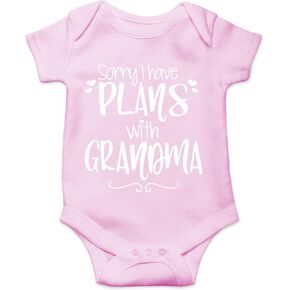 CBTwear Sorry I Have Plans With Grandma - Grandmother Little Helper - Cute Infant One-Piece Baby Bodysuit in Kuwait