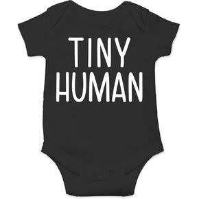 CBTwear Tiny Human - Funny Novelty Humor Jumpsuit - Cute Infant One-Piece Baby Bodysuit in Kuwait