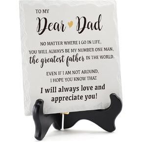 هدايا مسيحية من HOME SMILE للنساء/الرجال في عيد الشكر وعيد الميلاد، لوحة سيراميك هدايا دينية مع آية من الكتاب المقدس وصلاة - علامات سعيدة تسبح الله., 6"×6" in Kuwait