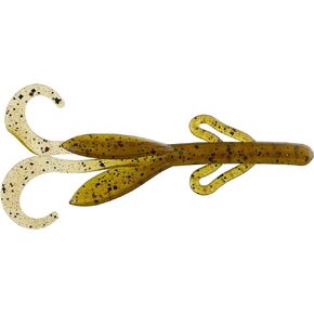 Zoom Bait 145054 Midsize 4.5" Brush Hog 10pk Watermelon Red in Kuwait