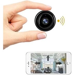 AOLANS Mini Camera 1080P Hidden Camera Indoor Home Security Camera Dimmable/Pet Camera/Nanny cam Security Home Monitor 30 Days Free Cloud Storage or Installation 64G Night Vision for iOS/Android in Kuwait