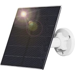 لوحة شمسية Yakry 5W لكاميرا الأمان اللاسلكية في الهواء الطلق، IP65 مصدر طاقة لوحة شمسية مقاومة للماء لكاميرا طاقة البطارية، كاميرا C3 متوافقة في الهواء الطلق، دعامة تثبيت قابلة للتعديل (عبوة واحدة) in Kuwait