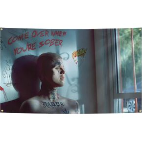 بساط حائط مطبوع بعبارة «Come Over When You're Sober Pt.2» من نوغاما، بساط حائط بتصميم فني للتعليق على الحائط لديكور غرفة النوم والمعيشة والسكن الجامعي in Kuwait