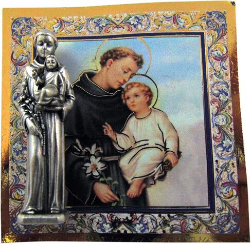 Religious Gifts St Saint Gerard Mini Gift Set Tiny Statue & Prayer Card 1 Inch Long in Saudi Arabia