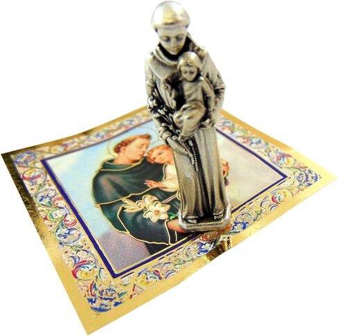 Religious Gifts St Saint Gerard Mini Gift Set Tiny Statue & Prayer Card 1 Inch Long in Saudi Arabia