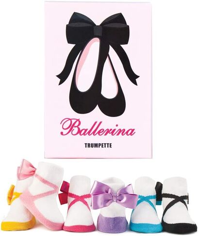 Trumpette Baby-girls Newborn New Ballerina Sock Set, Multi, Small (0-12Months) in Saudi Arabia