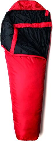 Snugpak Travelpak 1 Sleeping Bag with Mosquito Net, 45 Degree, Left Hand Zip, Flame Red in Kuwait