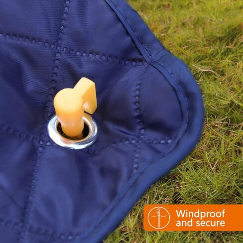Waterproof Outdoor Blankets for Sports Events,Picnic,Camping Hiking and Travel(Navy&Grey) in Kuwait