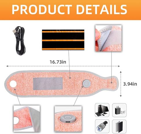 فانوير لفافة معصم حرارية لتخفيف الام التهاب المفاصل، وسادة تدفئة كهربائية للمعصم للنفق الرسغي والتهاب الاوتار والمعصم وآلام المفاصل وتسخين سريع 10 ثوان لليد اليسرى واليمنى in Kuwait