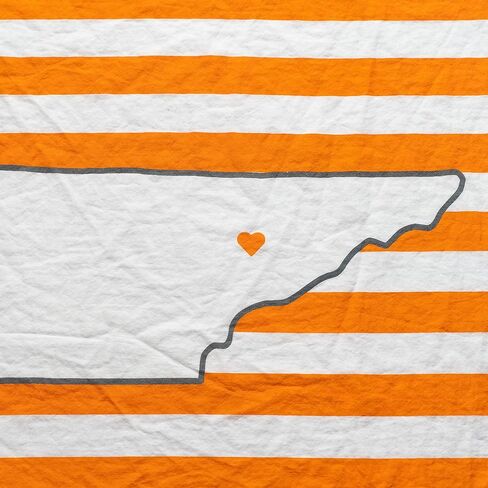TWIG & BALE Knoxville Tennessee Baby Blanket Organic Cotton Muslin Swaddle Blanket - 47" x 43" - Fans of Tennessee Baby Gift for Boys Girls UT Vols Receiving Blankets in Kuwait