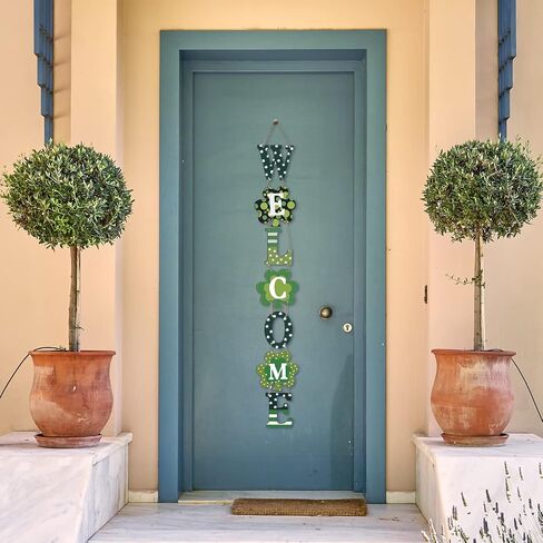 St. Patrick's Day Party Hanging Decoration Irish Decor Welcome Hanging Vertical Signs for Doors, Walls and Indoor Decoration in Saudi Arabia