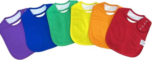 Isabeli Organic Cotton Toddler Bibs, Extra Large Drooling Bibs, Teething Bibs, Feeding Bibs, Large Bibs in Saudi Arabia