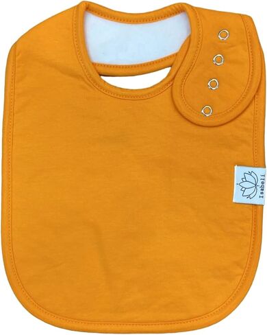Isabeli Organic Cotton Toddler Bibs, Extra Large Drooling Bibs, Teething Bibs, Feeding Bibs, Large Bibs in Saudi Arabia