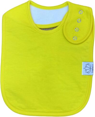 Isabeli Organic Cotton Toddler Bibs, Extra Large Drooling Bibs, Teething Bibs, Feeding Bibs, Large Bibs in Saudi Arabia