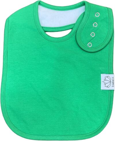 Isabeli Organic Cotton Toddler Bibs, Extra Large Drooling Bibs, Teething Bibs, Feeding Bibs, Large Bibs in Saudi Arabia