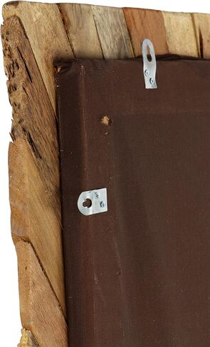Deco 79 Rustic Teak Wood Abstract Wall Decor, 39" x 1" x 18", Brown in Kuwait