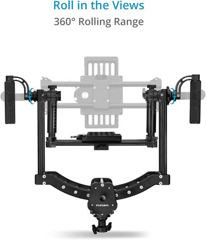 FLYCAM Equator 3-Axis مثبت أفقي محمول باليد. لحوامل C، وسترة الذراع Vista-II، ومنصات التدفق. حمولة تصل إلى 35 كجم / 77 رطلاً in Kuwait