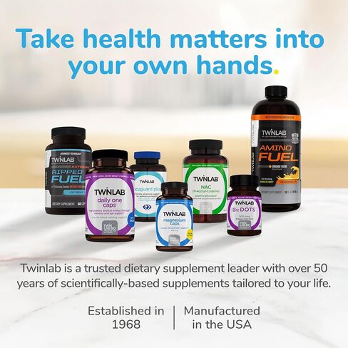 Twinlab Daily One Caps with Iron - Daily Multivitamin for Women & Men with 26 Essential Vitamins and Minerals - Vitamins for Energy, Immune Support, Stress Relief, Mood Boost, Eye Health, 180 Caps in Saudi Arabia