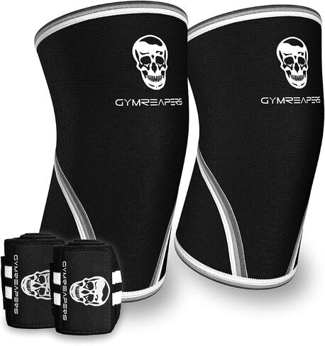 Elbow Sleeves (1 Pair) W/Wrist Wraps - Elbow Brace For Support & Compression for Powerlifting, Weightlifting, Bench & Tendonitis - 5mm Neoprene - For Men & Women in Saudi Arabia