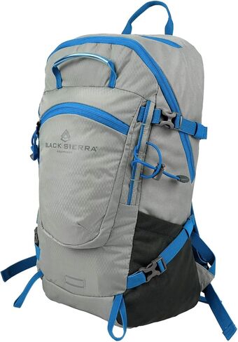 بلاك سييرا للمعدات شنطة ظهر خفيفة الوزن 25 لتر للمشي لمسافات طويلة والتخييم، مقاومة للماء مع احزمة كتف مبطنة ولوحة خلفية جيدة التهوية للراحة والدعم in Kuwait
