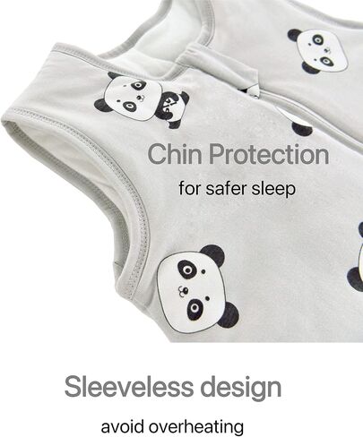 Chilsuessy Baby Sleeping Sack with Legs Toddler and Early Walker Baby Wearable Blanket 100% Cotton Sleeping Bag with feet for Boys and Girls, Forest Animals/2.5 Tog, 70cm/6 Month-1 T in Kuwait