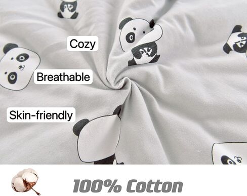 Chilsuessy Baby Sleeping Sack with Legs Toddler and Early Walker Baby Wearable Blanket 100% Cotton Sleeping Bag with feet for Boys and Girls, Forest Animals/2.5 Tog, 70cm/6 Month-1 T in Kuwait