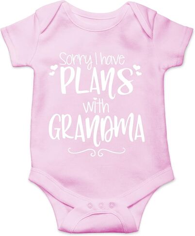 CBTwear Sorry I Have Plans With Grandma - Grandmother Little Helper - Cute Infant One-Piece Baby Bodysuit in Kuwait