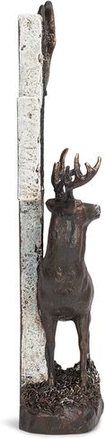 Napco Deer Cross Bronze Tone and Ivory 12.5 Inches Polyresin Sentimental Memorial Plaque in Kuwait