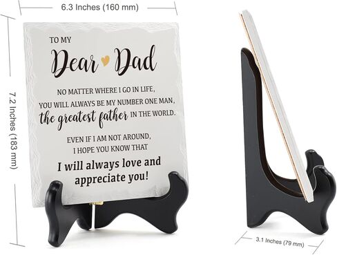 هدايا مسيحية من HOME SMILE للنساء/الرجال في عيد الشكر وعيد الميلاد، لوحة سيراميك هدايا دينية مع آية من الكتاب المقدس وصلاة - علامات سعيدة تسبح الله., 6"×6" in Kuwait