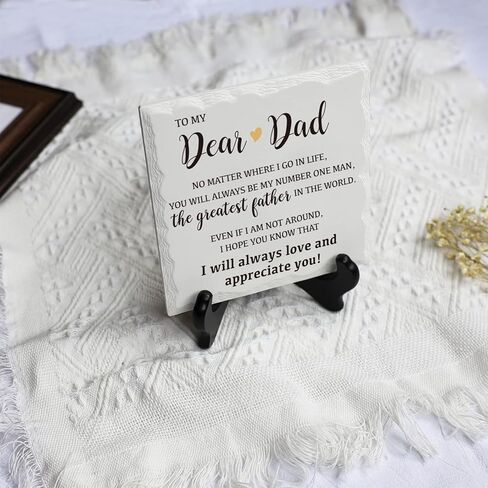 هدايا مسيحية من HOME SMILE للنساء/الرجال في عيد الشكر وعيد الميلاد، لوحة سيراميك هدايا دينية مع آية من الكتاب المقدس وصلاة - علامات سعيدة تسبح الله., 6"×6" in Kuwait