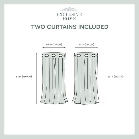 Exclusive Home Wilshire Burnout Sheer Grommet Top Curtain Panel Pair, 54"x84", Winter White in Saudi Arabia