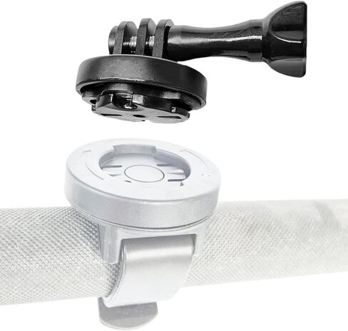 NELboNs GoPro Camera Adapter, Black, Bar Mount, Tripod Mount, Quick Release, Compatible with Bicycle Handlebars, Sport Action Cameras in Saudi Arabia