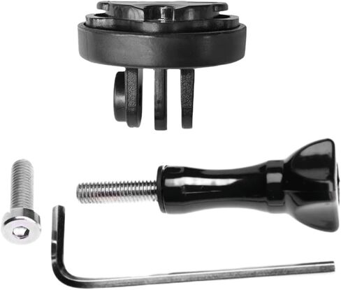 NELboNs GoPro Camera Adapter, Black, Bar Mount, Tripod Mount, Quick Release, Compatible with Bicycle Handlebars, Sport Action Cameras in Saudi Arabia
