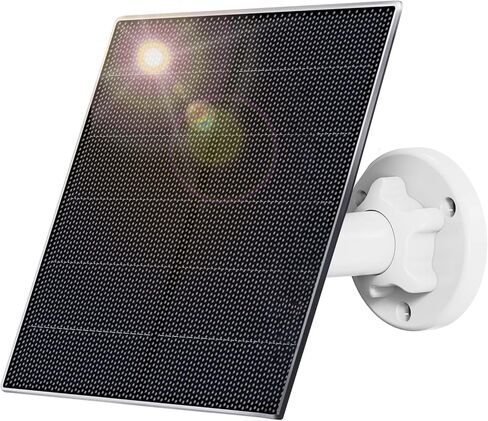 لوحة شمسية Yakry 5W لكاميرا الأمان اللاسلكية في الهواء الطلق، IP65 مصدر طاقة لوحة شمسية مقاومة للماء لكاميرا طاقة البطارية، كاميرا C3 متوافقة في الهواء الطلق، دعامة تثبيت قابلة للتعديل (عبوة واحدة) in Kuwait