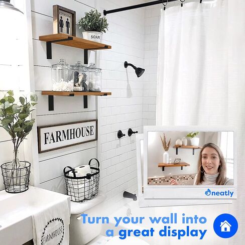 Floating Shelves Wall Shelves, Bathroom Shelves for Wall Decor, Set of 2 Wall Shelves for Bedroom, Wood Shelves Wall Mounted Shelves for Wall Storage, Hanging Shelves, Wood Floating Shelves Bathroom in Saudi Arabia