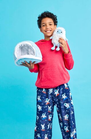iscream Snow Much Fun 2-Piece Yeti and Igloo 9" x 8.5" Holiday Play Pillow Set in Saudi Arabia