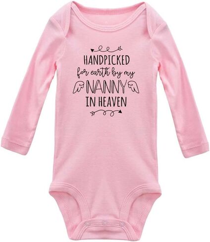 Migsrater Handpicked for Earth by My Nanny in Heaven for Infant Unisex Baby soft Long Sleeve Romper in Saudi Arabia