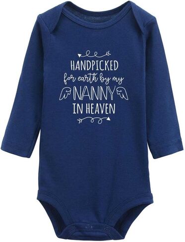 Migsrater Handpicked for Earth by My Nanny in Heaven for Infant Unisex Baby soft Long Sleeve Romper in Saudi Arabia
