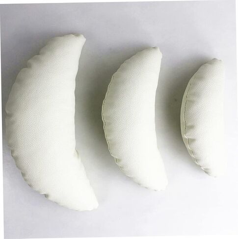 تودمومي وسادة من 3 قطع من سلة التصوير الفوتوغرافي على شكل قمر ولد الفاصوليا ودعائم التصوير البيضاء، وسادة للبنات حديثي الولادة، سلة بيضاء محيطية محشوة مسبقا in Kuwait