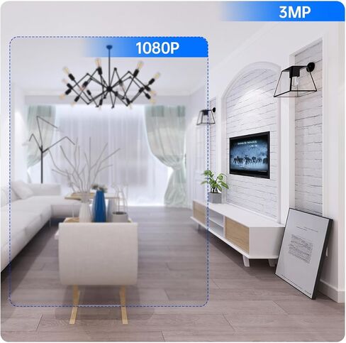 كاميرا JOOAN 5G/2.4G WiFi لمصباح الإضاءة، كاميرا داخلية 360 درجة، كاميرا للحيوانات الأليفة 2K لأمن المنزل، تخزين بطاقة السحابة وSD، سهلة التركيب، رؤية ليلية بالأشعة تحت الحمراء/اللون in Kuwait