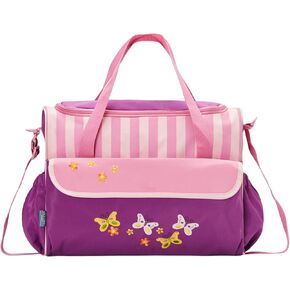 SoHo Animals Diaper Tote Bag 10Pc Value, Butterfly