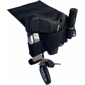 DTOM’s Three Strip ULTRAStick Bedside Holster (Ambidextrous - Low Visibility - BH1 w/ULTRAStick Technology)