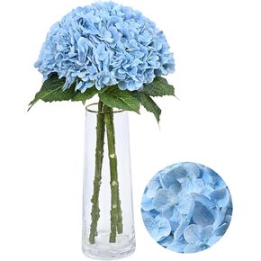 زهور كوبية صناعية بيضاء مقاس 21 بوصة من Dolicer، 3 قطع من زهور الكوبية الصناعية ذات الملمس الحقيقي مع سيقان وأوراق طويلة لباقات القطع المركزية للحفلات DIY الأزهار لتزيين المنزل والزفاف in Kuwait